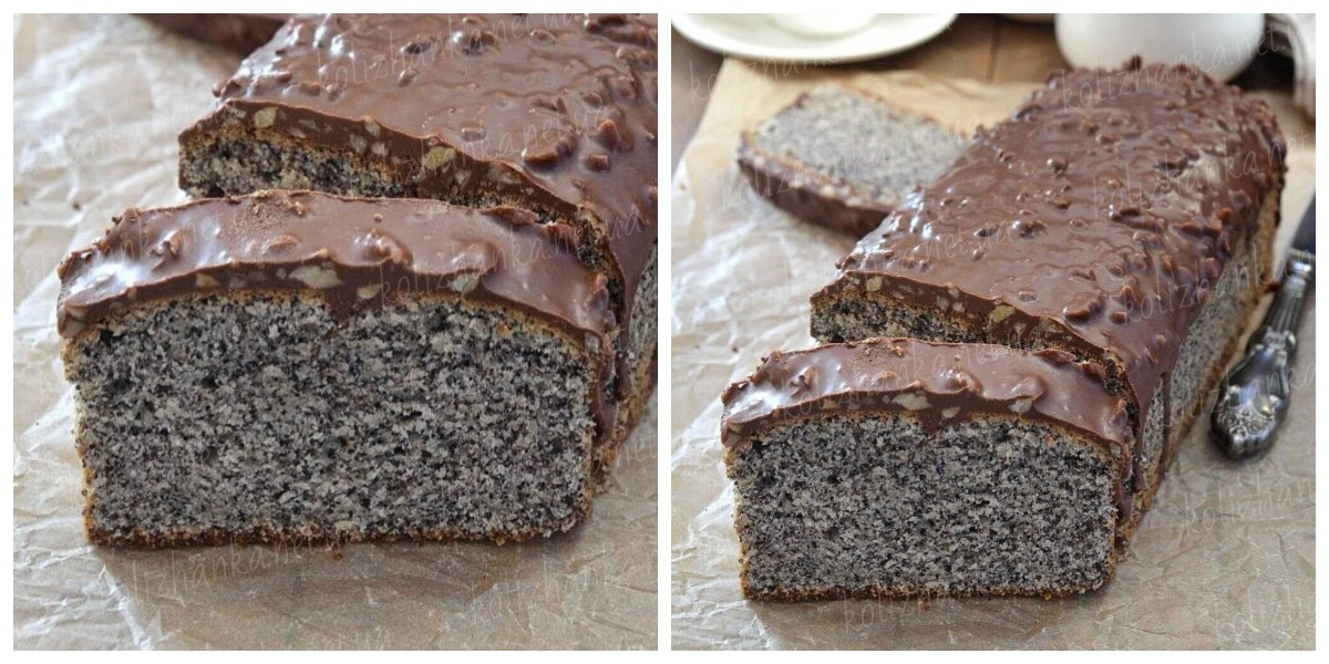 Сирний кекс з маком – неймовірно смачна випічка до чаю