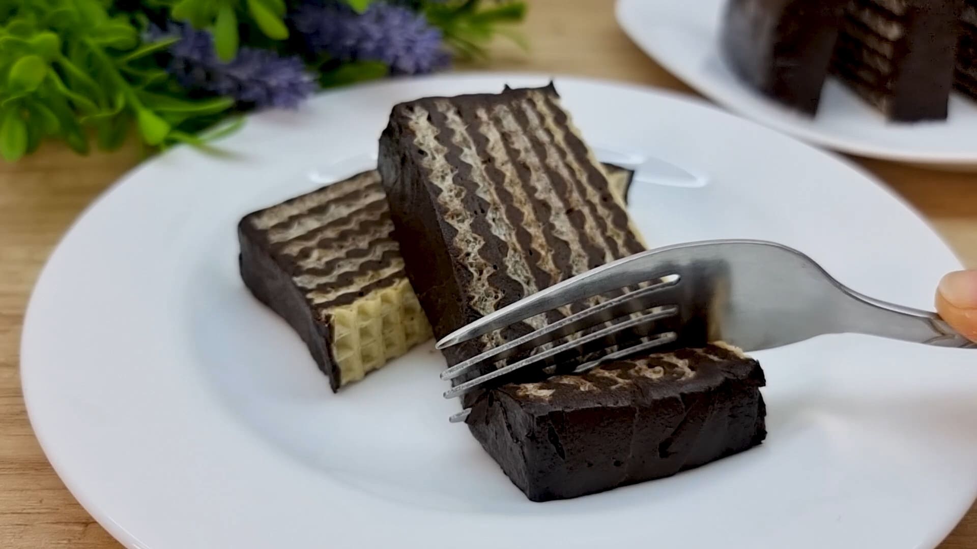 Готовлю его когда гости на пороге! Быстрый вафельный торт без выпечки 13