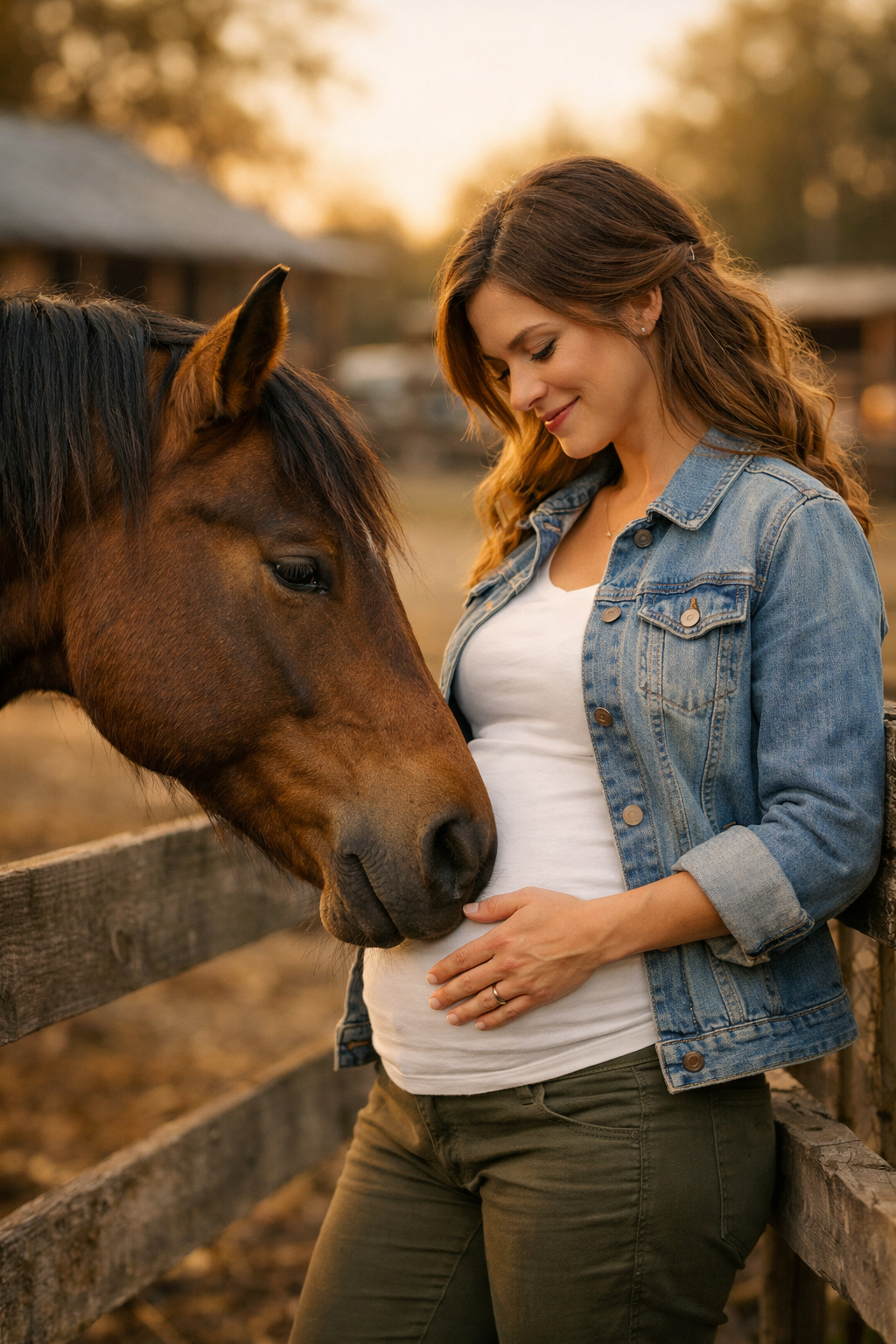 Конь всё время тянулсья к животу своей беременной хозяйки и тревожно фыркал: женщина думала, что животное сошло с ума, пока в больнице во время УЗИ врач внезапно не побледнел и не вызвал полицию